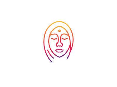 Woman Face bangladesh branding color colorfull design east asian face girl graphic design indian indian woman ladies line drawing logo minimal portrait simpleface vector woman face