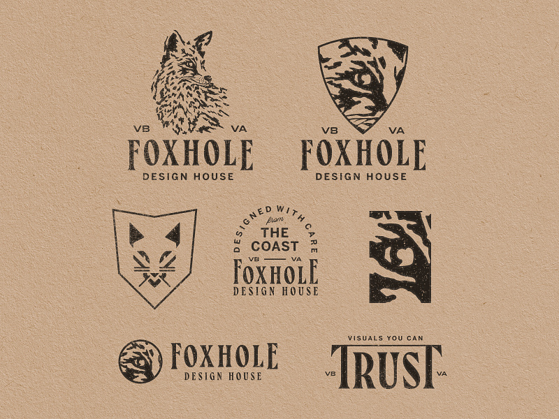 Foxhole Logo Redesign By Joshua James Healey On Dribbble