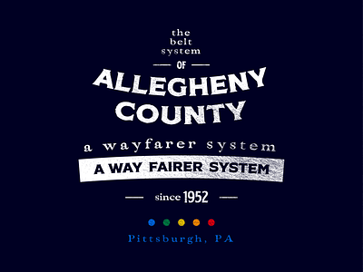 Allegheny Belt System - Badge 3
