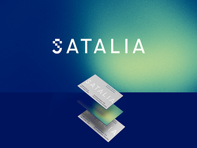 Satalia branding design graphic design logo