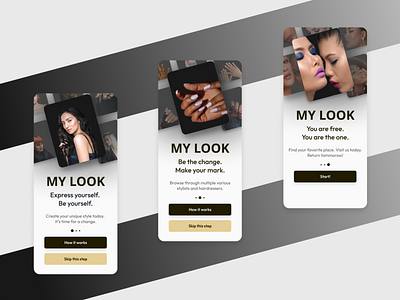 Beauty App Onboarding - My Look