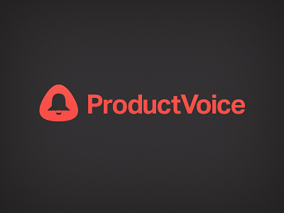 Productvoice Logo (in progress) brand branding icon letter logo logotype product symbol