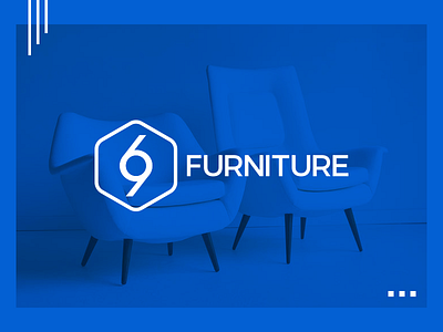 96 Furniture adobe blue branding furniture icon icondesign illustrator logo logodesign modern vector white