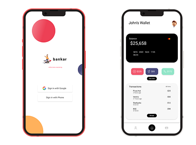 Bankar mobile design app finance ios mobile design ui design ux
