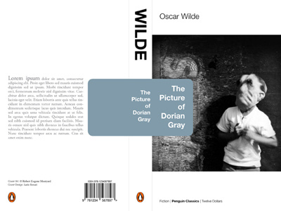 Dorian Gray book cover photography