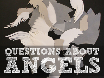 Questions About Angels, 1 poster print design