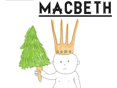 Illustration & Poster Design for Macbeth (Detail) child design hand drawn illustration mabceth performance poster shakespeare theatre