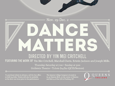 Dance Matters (Bottom) dance dance poster poster triangle typography