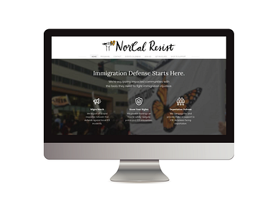 Website Design: NorCal Resist