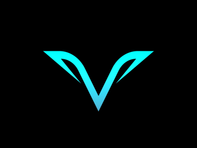 V logo design
