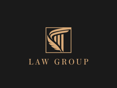 Law group logo design attourney law