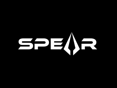 SPEAR logo design fitness logo spear