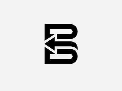 Letter B logo with arrow. (For Sale)