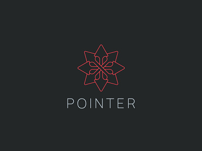 Star Pointer Arrows Logo (For Sale) abstract arrow clean design elegant geometric icon lineart logo logotype minimal modern ornament pointer shape sign simple size star vector