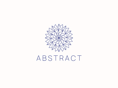 Abstract Geometric Polygonal Logo (For Sale!) abstract clean company design elegant icon linear logo logotype minimal minimalist modern ornament polygonal shape sign simple star thin vector