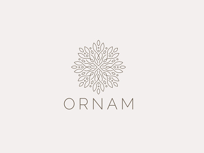 Elegant Floral Ornament Logo (For Sale!)