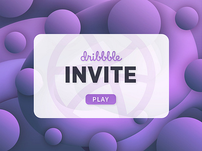 One Dribbble invite