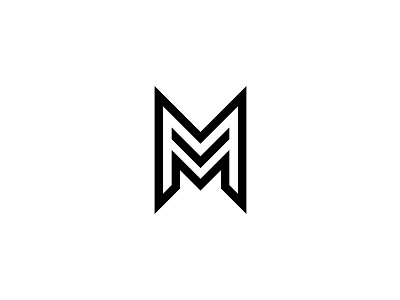 Modern M letter logo (For sale) design icon linear logo logodesign logotype m letter m logo mark minimal minimalistic modern sign simple stroke vector