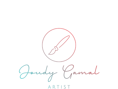 Artist Logo ( Joudy Gamal ) branding design graphic design logo vector