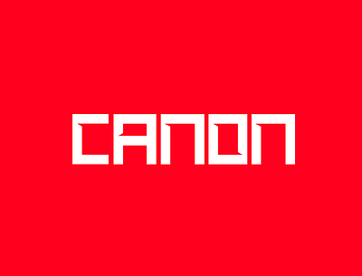 Redesign Canon Logo branding design graphic design logo vector