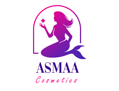Asmaa Cosmetics branding design graphic design logo vector
