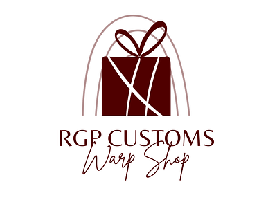 ( Warp Shop ) RGP CUSTOMS branding design graphic design logo vector