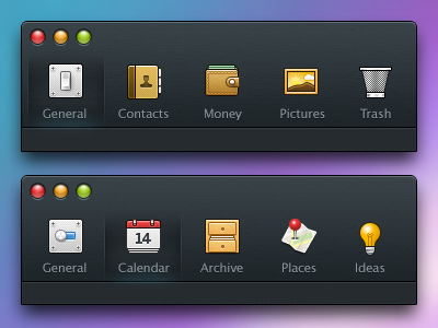 32px Icons In Use apple design mac tab finder ui ui design