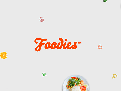 Foodies app brand and identity branding design logo ui web website