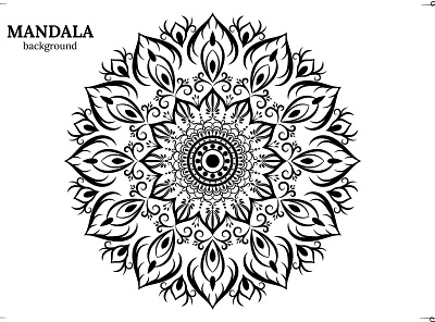 Mandala Design Vector Graphic decor