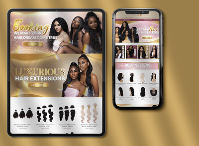Beauty Website Shopify Design branding design graphic design illustration logo