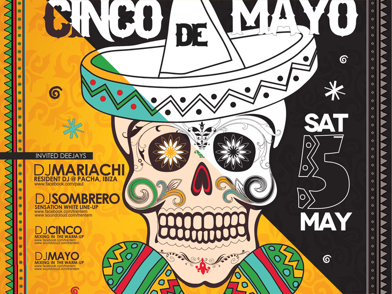 Cinco de Mayo Poster by Vlad H on Dribbble