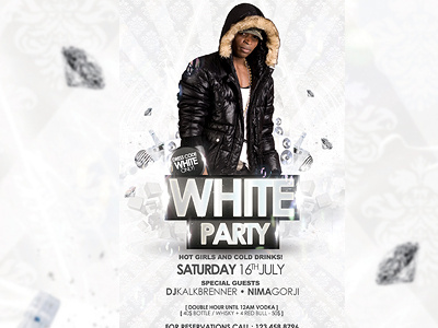 White Party Flyer