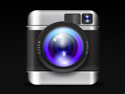 EyeEm App Icon with a Lense