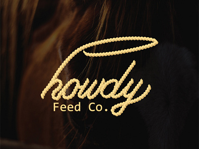 Howdy Feed Co. logo branding design graphic design logo logo design typography vector