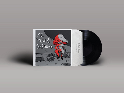 Me, You & Shrooms album cover mockup album album cover branding design graphic design illustration logo logo design music typography