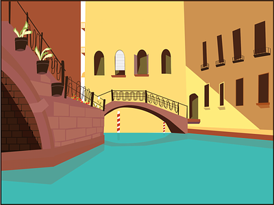 Venice design illustration ui ux vector