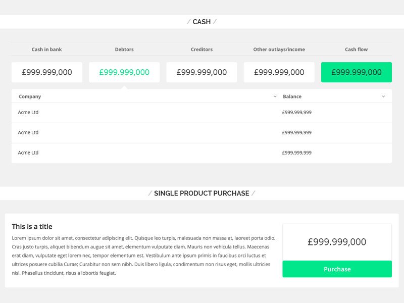 UI inventory (pt.1) ui table price pricing inventory gui interface design cta button