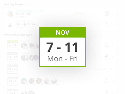Weekly calendar UI calendar days design iteration process sprint ui ux view week weekly