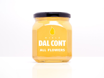 Miele Dal Cont cont dal cont dalcont honey jar miele organic packaging trackable