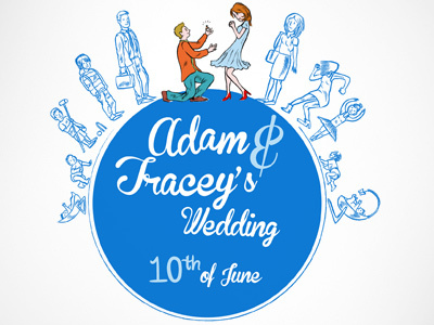Adam Tracey2 fontface handwrite illustration invitation lettering luca zamoc type wedding zamoc