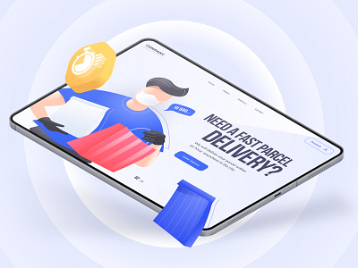 Delivery & covid illustration pack adobexd cargo coffee covid illustration covid19 delivery figma illustration illustration illustrator marketplace shop shop illustration store illustration web design