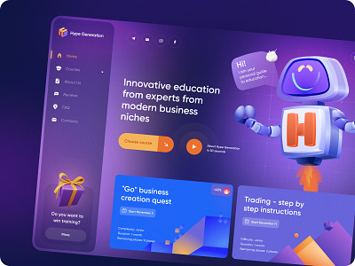 Education Learning University Website Design bitcoin child education course cryptocurrency dashboard design edu education elearning figma hype landing page learning metaverse online course dashboard technology tilda university ux web design