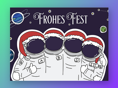 Christmas astronauts