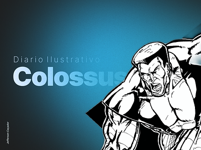 Diario Ilustrativo - Colossus graphic design illustration