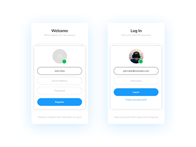 UI KIT screens WIP by Luke Pyrzynski on Dribbble