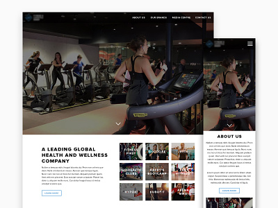 Homepage design for a Fitness brand company crossfit fitness gym health homepage sport ui design wellness