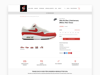 Air Max Culture air max 1 detail nike page product shoes sport store ui ux view