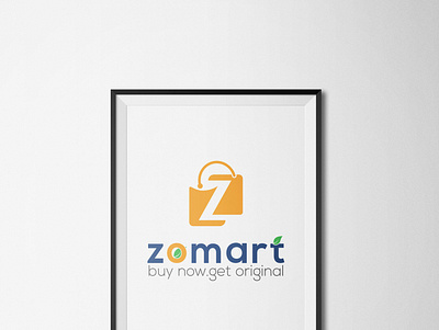 Z letter logo for Zomart Organic Shop with shopping bag/Letter Z creative z logo food shop logo green logo logo natural logo online shop z logo organic shop logo shopping logo z bag logo z letter z letter logo z logo z online shopping logo z shopping bag logo z shopping logo zomart logo