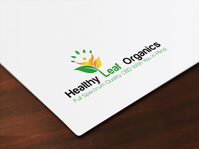 Organic Health Care Shop Logo Design | Leaf Logo