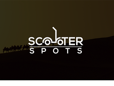 Wordmark Logo Design for Scooter Spots | logo Design | himelbme
